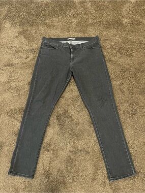 Levi’s 311 Shaping Skinny Jeans Women’s Size 34 Charcoal Gray Stretch Denim